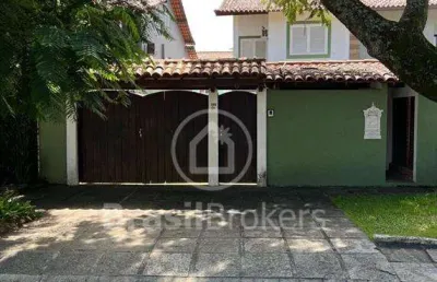 Casa com 3 quartos à venda no condomínio santa mônica town houses - barra da tijuca