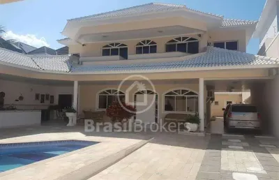 Condomínio rio mar xi - casa à venda com 608,00m² , 3 quartos com suíte e lazer completo