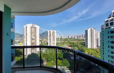 Apartamento à venda com 120,00m² e 3 quartos em barra da tijuca, rio de janeiro - rj