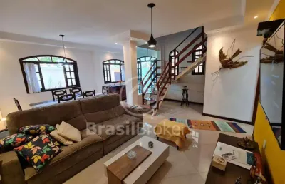Casa de condomínio à venda com 178,00m² e 3 quartos em vargem pequena, rio de janeiro - rj