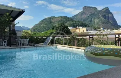 Cobertura à venda com 350,00m² e 4 quartos em barra da tijuca, rio de janeiro - rj