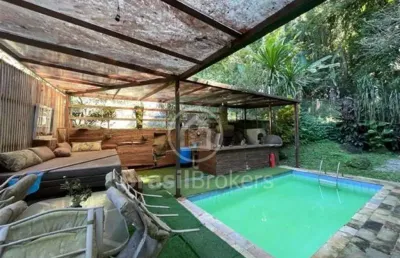 Casa de condomínio à venda com 857,00m² e 3 quartos em vargem pequena, rio de janeiro - rj