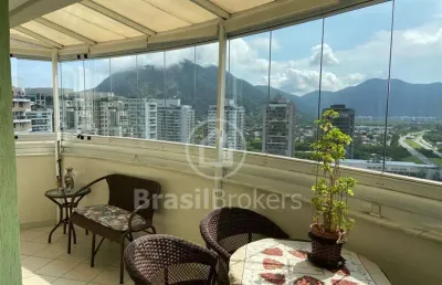 Apartamento à venda com 99,00m² e 3 quartos em recreio dos bandeirantes, rio de janeiro - rj