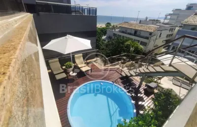 Cobertura duplex à venda com 707,00m² e 5 quartos em recreio dos bandeirantes, rio de janeiro - rj