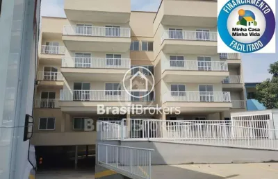 Apartamento à venda com 74,00m² e 2 quartos em jacarepaguá, rio de janeiro - rj