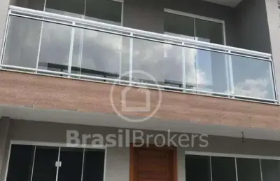 Casa de condomínio à venda com 129,00m² e 3 quartos em jacarepaguá, rio de janeiro - rj