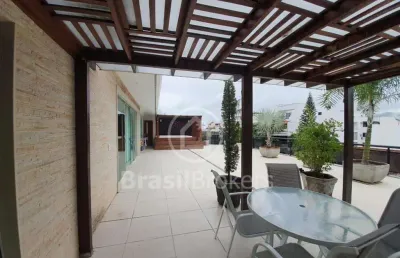 Cobertura à venda com 357,00m² e 4 quartos em recreio dos bandeirantes, rio de janeiro - rj