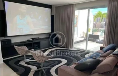 Cobertura duplex à venda com 589,00m² e 4 quartos em barra da tijuca, rio de janeiro - rj