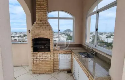 Cobertura linear à venda com 123,00m² e 2 quartos - recreio dos bandeirantes