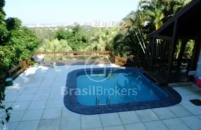 Casa à venda com 925,00m² e 4 quartos em itanhangá, rio de janeiro - rj