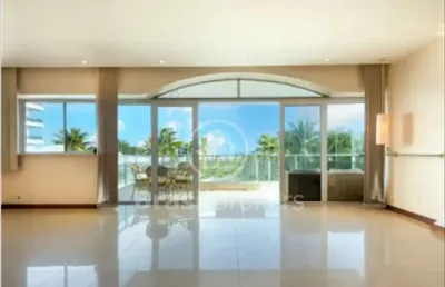 Barra da tijuca, frontal mar, 4 quartos, 3 vagas, infratotal, 186m²