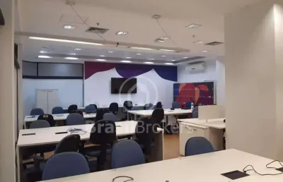 Barra da tijuca - sala comercial com 222m2 no cittá américa