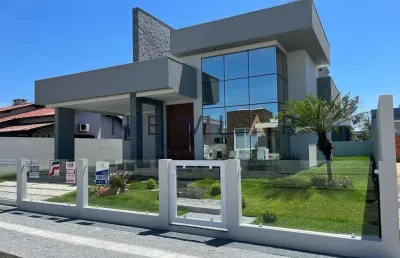 Casa na praia para venda em passo de torres, bella torres, 3 dormitórios, 3 suítes, 4 banheiros, 3 vagas