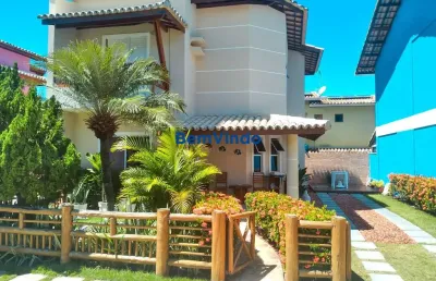 Casa duplex em condomínio fechado com 4/4 + suíte com closet em stella maris