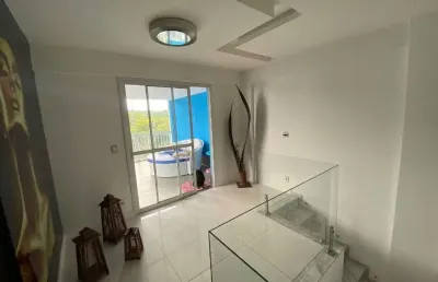 Cobertura com 4 dormitórios à venda, 162 m² por r$ 750.000,00 - campo grande - rio de janeiro/rj