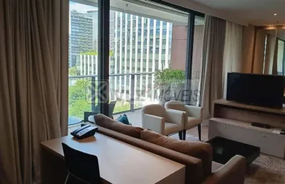 Apartamento com 1 quarto para alugar na rua elvira ferraz, 250, vila olímpia, são paulo, 65 m2 por r$ 9.400