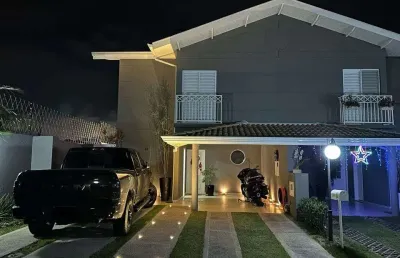 Casa de 173 m2 mobiliada c/ 3 dorm. cond. palmeiras imperiais
