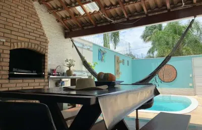 Casa de 155 m2 mobiliada c/ 3 dorm. no res. village jardim de versalles
