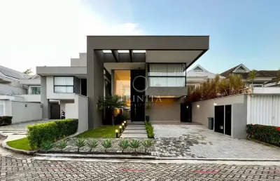 Casa contemporânea duplex, decorada e mobiliada - 4 suítes.