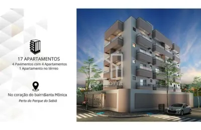 Apartamento com 2 dormitórios à venda, 47 m² por r$ 316.544,00 - santa mônica - uberlândia/mg