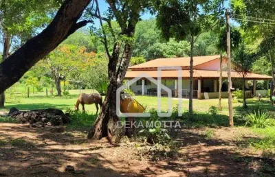 Chácara com 5 dormitórios à venda, 1 m² por r$ 1.200.000,00 - minas gerais - uberlândia/mg