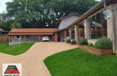 Chácara à venda, 5 quartos, 3 suítes, chacaras de recreio paraíso - santa bárbara d'oeste/sp