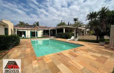 Chácara para aluguel, 6 quartos, 2 suítes, 2 vagas, residencial praia dos namorados - americana/sp