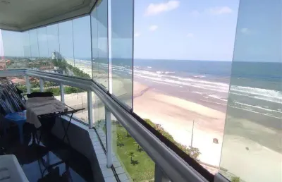 Excelente apartamento com 3 dormitórios no bairro solemar em praia grande!