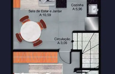 Casa com 1 quarto à venda na Rua Tupi, 476, Tupi, Praia Grande