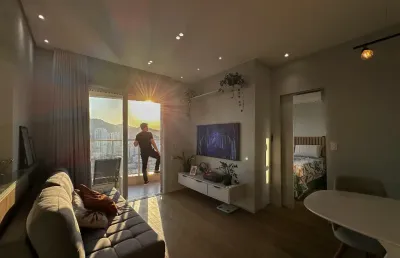 Apartamento mobiliado 1 dormitório são gregório em santos