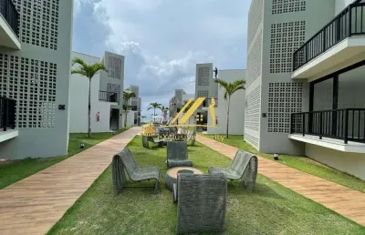 Apartamento  96m²,  3 quartos, 2 suítes, varanda pé na areia. quinta das lagoas praia em itacimirim, beira mar.