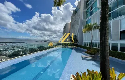 Cloc marina residence. apartamento quarto e sala, 59m2 finamente decorado e mobiliado. porteira fechada. 1 vaga de garagem.