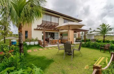 Imbassaí privilege, casa beira mar no  melhor de imbassaí! empreendimento com total infraestrutura de lazer! praia maravilhosa!