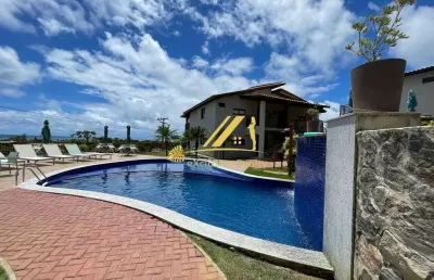 Oahu imbassaí, apartamento 2 suítes, lavabo, varanda com deck descoberto, sala, cozinha e área de serviço, 79,29m2. finamente decorado e mobiliado!