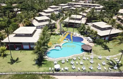Bali bahia praia do forte: apartamento duplex literalmente à beira mar, 192m2, 4 quartos, 2 suítes. finamente decorado e mobiliado! vista mar incrível