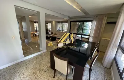 Apartamento 281m2, 4 suítes super amplo, com lavabo, living espaçoso, com diversos ambientes, sala de tv,dependência completa, roupeiro!4 vagas soltas