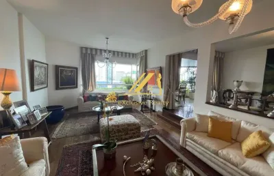 Cobertura duplex super espaçosa, numa localização espetacular, com vista mar. 600m2.