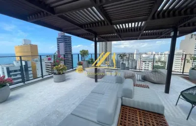 Alive corredor da vitória! andar alto, vista mar frontal. 27,59m2. infraestrutura total no melhor da vitória! rooftop vista mar, com piscina, academia