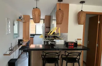 Village em itacimirim, finamente decorado e mobiliado. condomínio eko itacimirim na ilha do meio. 2 suítes, com lavabo e varanda. 65,80m2.
