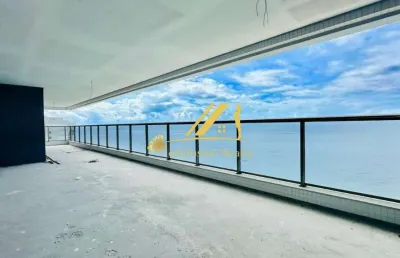 Apartamento 4 suítes com lavabo, varanda gourmet e varanda de apoio em ondina. undae ocean. 303m2, andar alto, com vista mar. 4 vagas. total infra