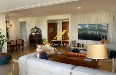 Mansão duque de provence: apartamento 240 m², 3 suítes com gabinete, andar alto, nascente e com vista mar. prédio imponente, 4 vagas + depósito.