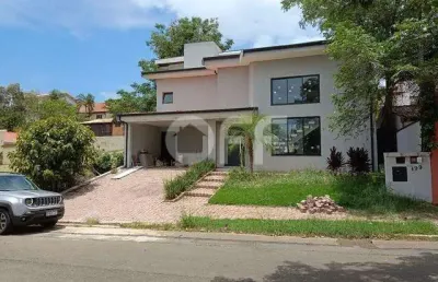 Casa em condomínio fechado com 3 quartos à venda na rua san conrado, 2, loteamento caminhos de san conrado (sousas), campinas, 390 m2 por r$ 1.900.000