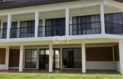 Casa em condomínio fechado com 4 quartos à venda na rua sebastião wenceslau pinheiro, s/n, loteamento chácaras vale das garças, campinas, 750 m2 por r$ 2.700.000
