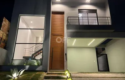 Casa em condomínio fechado com 3 quartos à venda na rua alessandro payaro, 350, parque rural fazenda santa cândida, campinas, 196 m2 por r$ 1.690.000