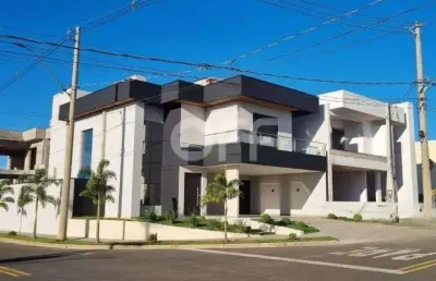 Casa em condomínio fechado com 4 quartos à venda na avenida jardim botânico, 01, parque olívio franceschini, hortolândia, 252 m2 por r$ 1.700.000