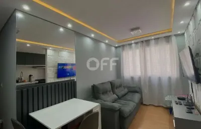 Apartamento com 2 quartos à venda na rua campos do jordão, 440, fundação da casa popular, campinas, 44 m2 por r$ 350.000