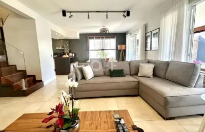 Casa em condomínio fechado com 3 quartos à venda na rua ramão olavo saravy filho, 2145, alphaville, campinas, 190 m2 por r$ 1.450.000