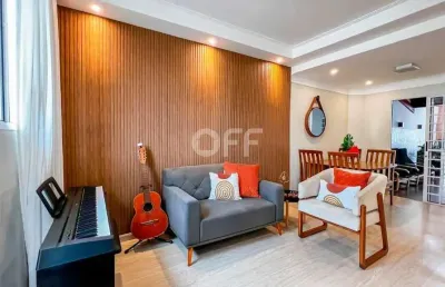 Casa em condomínio fechado com 3 quartos à venda na rua professor antônio nogueira braga, 76, parque rural fazenda santa cândida, campinas, 135 m2 por r$ 1.120.000