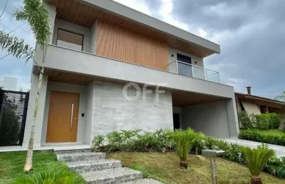 Casa em condomínio fechado com 4 quartos à venda na avenida carlos diaulas serpa, s/n, loteamento parque dos alecrins, campinas, 333 m2 por r$ 3.080.000