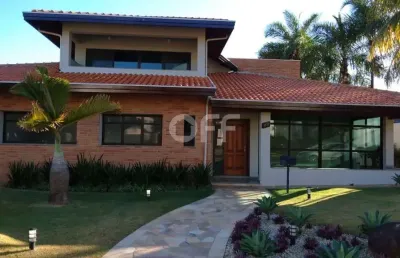 Casa em condomínio fechado com 3 quartos para alugar na rua sabiú, s/n, loteamento alphaville campinas, campinas, 420 m2 por r$ 13.800